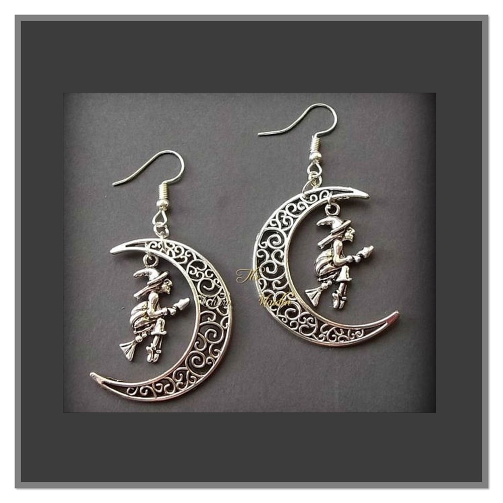 Flying Witch Earrings